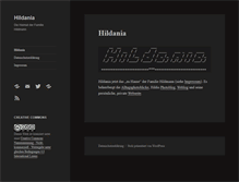 Tablet Screenshot of hildania.de